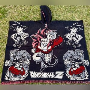 Japanese anime alpaca poncho, adult size, one size, unisex, made in Ecuador